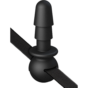 MORDAZA DE SILICONA CON BOLA Y PLUG MORDAZA DE SILICONA CON BOLA Y PLUG