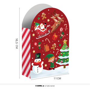 6 PCS BOLSA CARAMELOS CANDY CANE 16,5X11 CM PAPEL GUIRMA