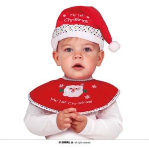 CONJUNTO BABERO Y GORRO BABY GUIRMA