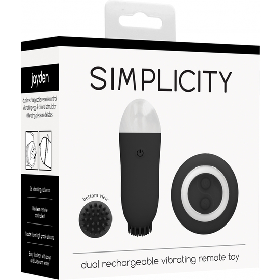 JAYDE DUAL RECHARGEABLE VIBRATOR BULLET REMOTE CONTROL