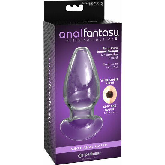 ANAL FANTASY - CRYSTAL ANAL PLUG, 10CM