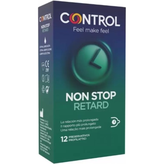 Buy Control Condoms Non Stop Retard 12uds Control Condoms Non Stop Retard 12uds