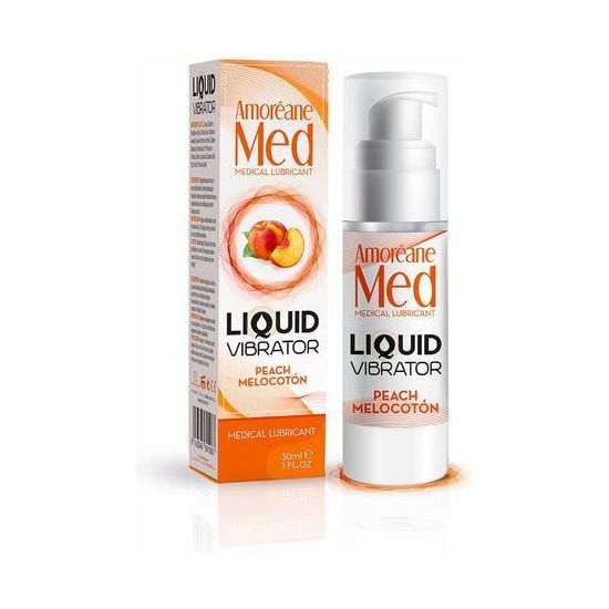 AMOREANE LIQUID VIBRATOR 30ML - PEACH