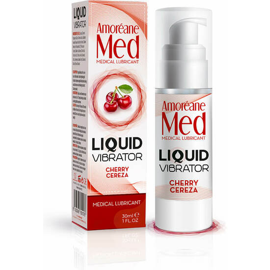 Amoreane Liquid Vibrator 30ml - Cherry