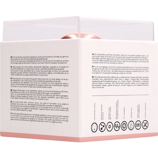 TWITCH HANDS - SUCTION AND VIBRATION TOY - PINK METAL