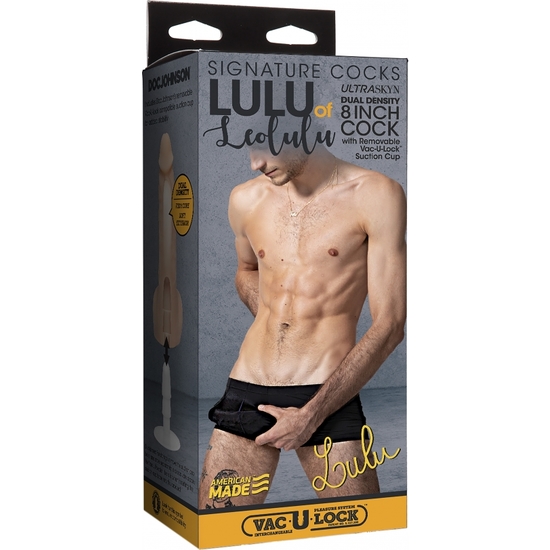 LULU OF LEOLULU - 8 ´´ REMOVABLE ULTRASKYN PENIS