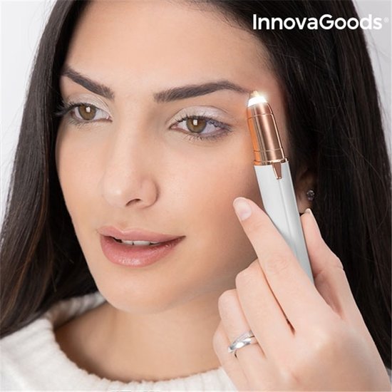 DEPILADORA DE PRECISIÓN CON LED PARA VELLO FACIAL INNOVAGOODS
