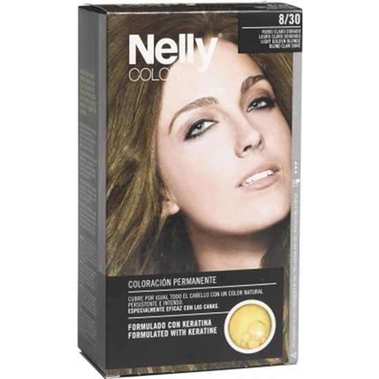 Comprar Set Tinte Nelly 8/30 Rubio Claro Dorado Set Tinte Nelly 8/30 Rubio Claro Dorado