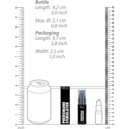 STIMULATING PERFUME PHEROMONES FOR HIM - 15ML