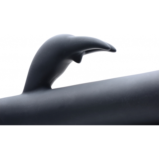 VIBRATOR 10X FLEXING RABBIT VIBRATOR - BLACK