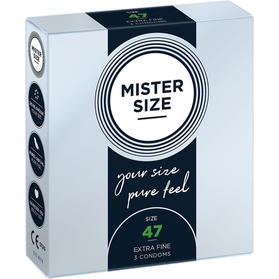 MISTER SIZE 47 (3 PACK) - EXTRA FINE 