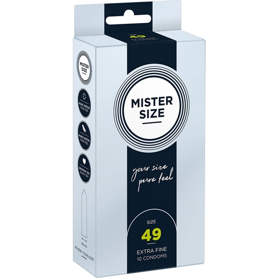 Mister Size 49 (10 Pack) - Extra Fine 