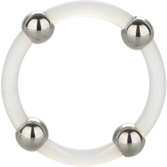 Buy Silicone Ring With Steel Beads - Size L Silicone Ring With Steel Beads - Size L