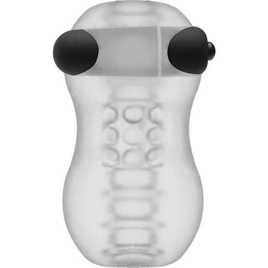 GOODHEAD - HELPING HEAD PRO VIBRATING MASTURBATOR - FROST