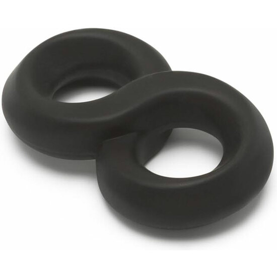 SOFT SILICONE RING - JOCK C-RING - BLACK