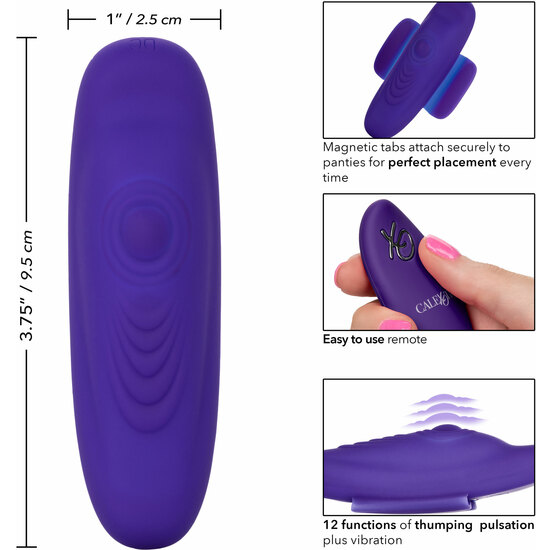 PANTY BULLET WITH REMOTE CONTROL - PURPLE