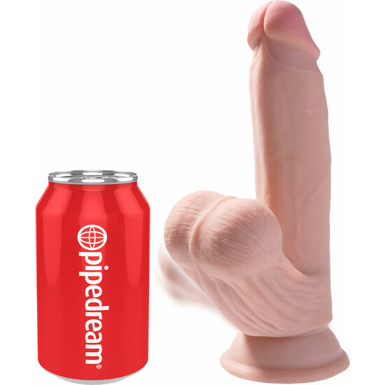 REALISTIC PENIS 3D COCK SWINGING BALLS 21.5CM