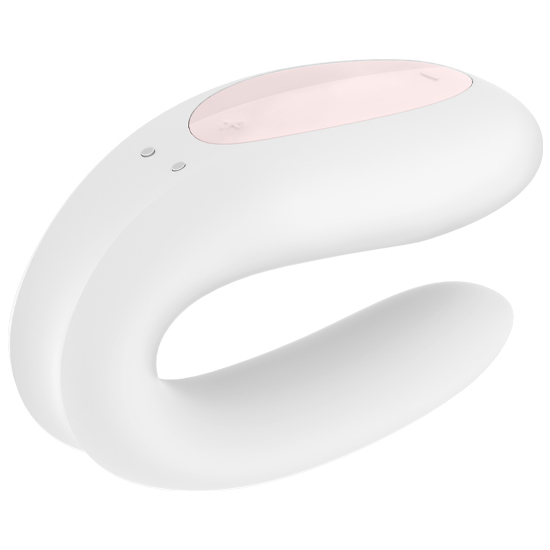 SATISFYER DOUBLE JOY CON APP ORO BLANCO/ROSA
