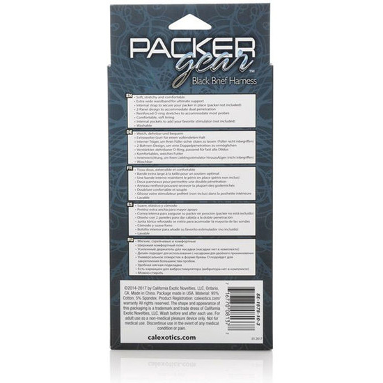 PACKER GEAR BRIEF HARNESS - XS/S