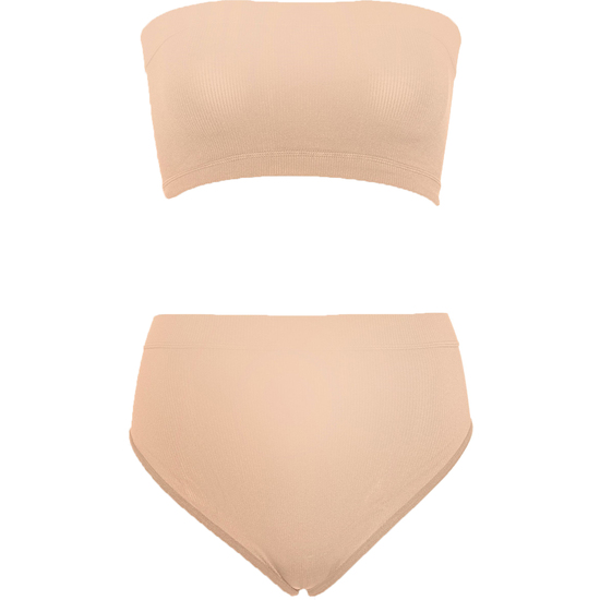 OPAQUE MICROFIBER SET - NUDE