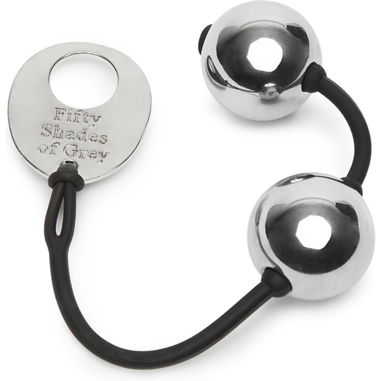 INNER GODDESS METAL BEN WA BALLS - BLACK/SILVER