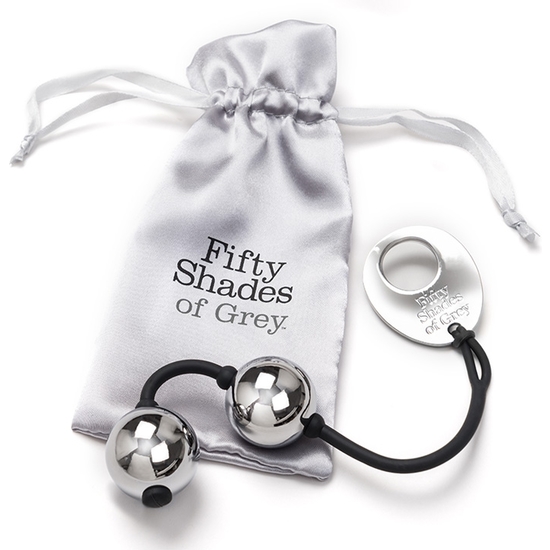 INNER GODDESS METAL BEN WA BALLS - BLACK/SILVER