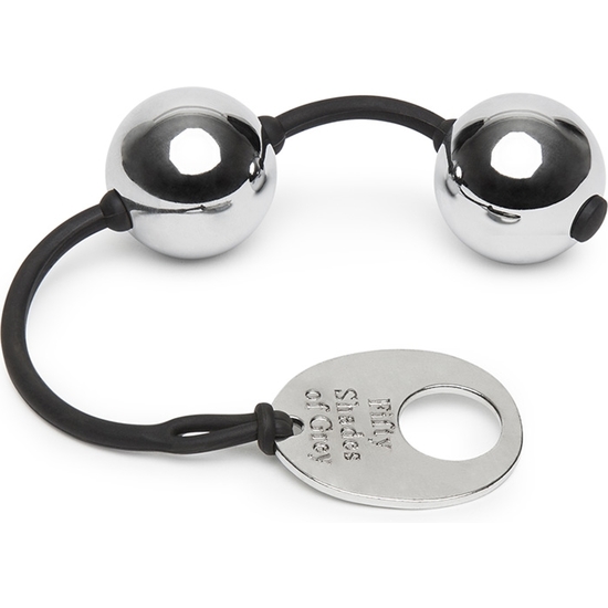 INNER GODDESS METAL BEN WA BALLS - BLACK/SILVER