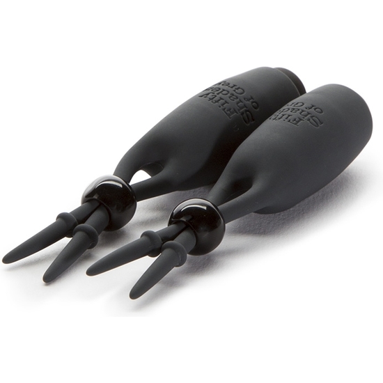 SWEET TEASE VIBRATING NIPPLE Clamps WITH VIBRATION - BLACK