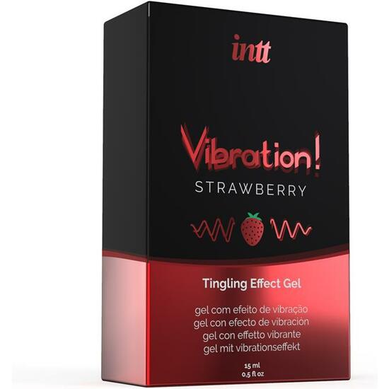INTT STRAWBERRY LIQUID VIBRATOR 15ML