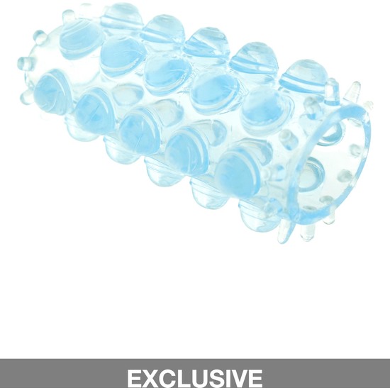 SUPER STRETCHY TEXTURED COVER FOR BLACK PENIS