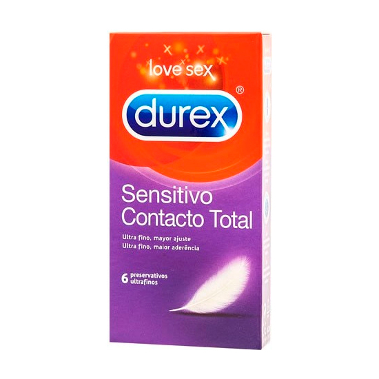 DUREX SENSITIVO CONTACTO TOTAL 6 UDS (ST - )