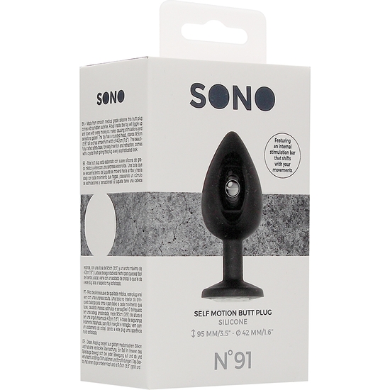 N0. 91 - PLUG WITH INTERNAL BALL - BLACK