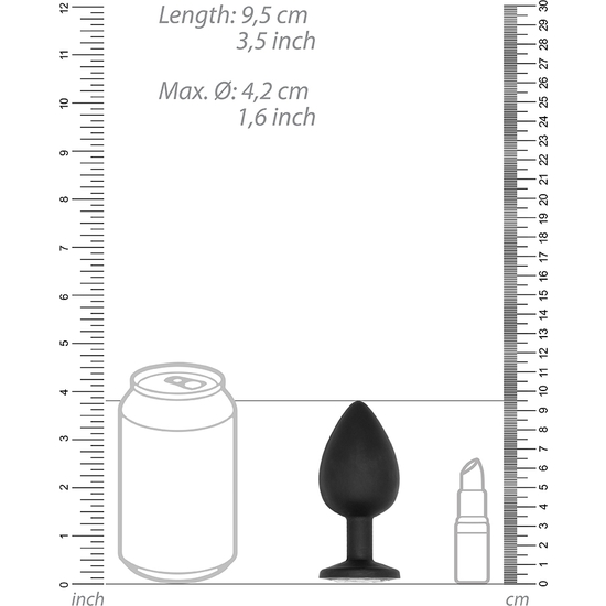 N0. 91 - PLUG WITH INTERNAL BALL - BLACK