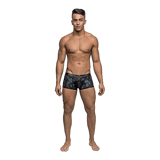 Buy Boxer Strappy Short - Blue/black Boxer Strappy Short - Blue/black