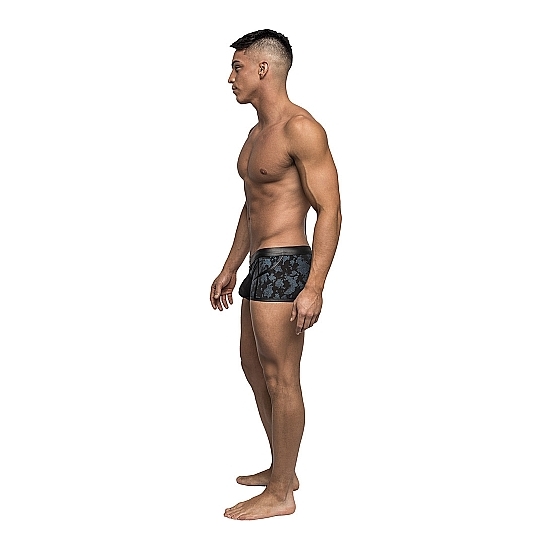 BOXER STRAPPY SHORT - BLUE/BLACK