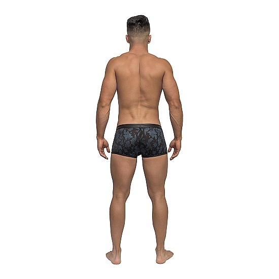BOXER STRAPPY SHORT - BLUE/BLACK