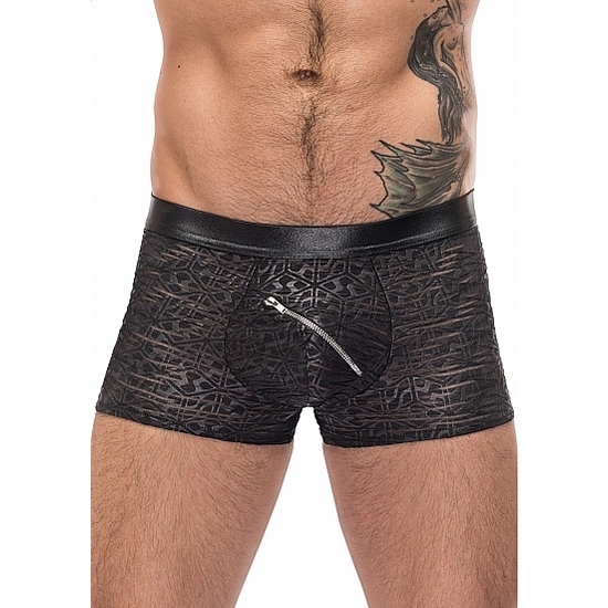 Boxer Zip Pouch - Black 