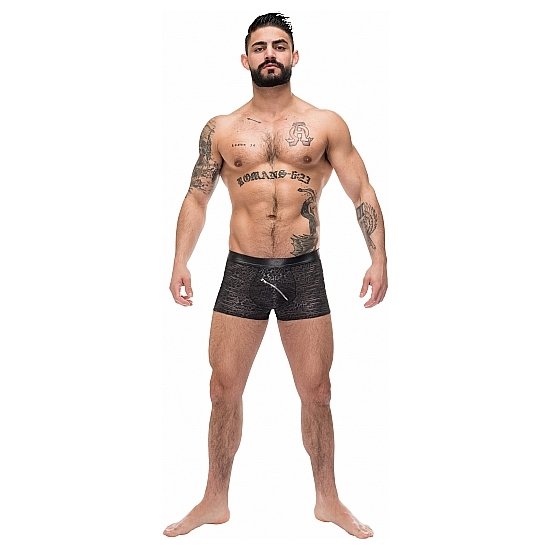BOXER ZIP POUCH - BLACK 
