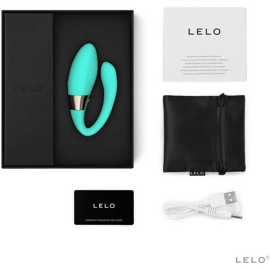 LELO TIANI HARMONY VIBRATOR FOR COUPLES WITH APP - TURQUOISE