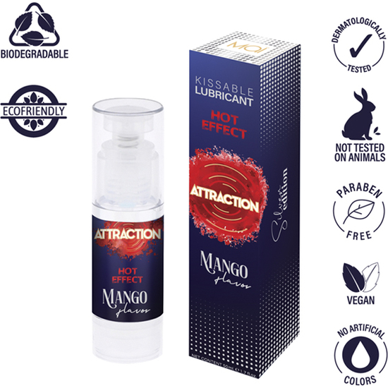 ATTRACTION LUBRICANT HEAT EFFECT HANDLE 50 ML