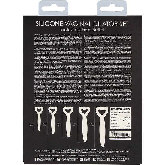 VAGINAL DILATOR SET - BLACK