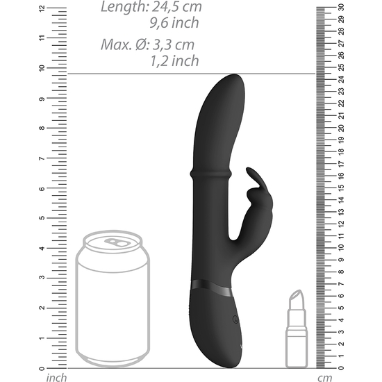 HALO VIBRATOR - BLACK