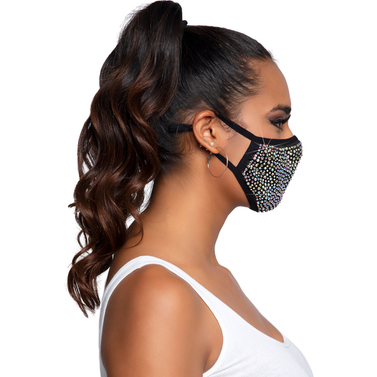 LEG AVENUE ZURI RHINESTONE MASK