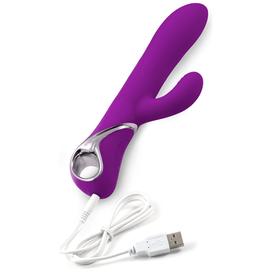 LOVERSPREMIUM - VENUS AND VULCAN COUPLE SET PURPLE AND BLACK