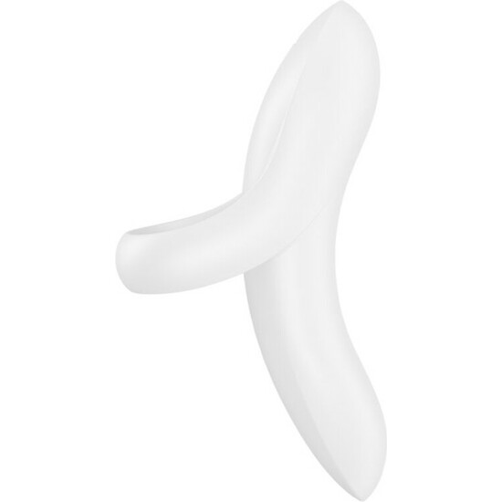 SATISFYER BOLD LOVER - WHITE VIBRATING THIMBLE