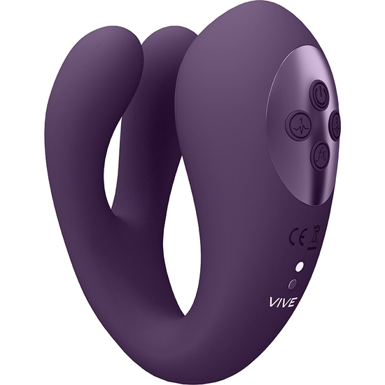 Buy Vive Yoko - Triple Action Vibrator With Pulsation - Purple Vive Yoko - Triple Action Vibrator With Pulsation - Purple