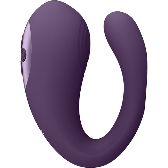VIVE YOKO - TRIPLE ACTION VIBRATOR WITH PULSATION - PURPLE