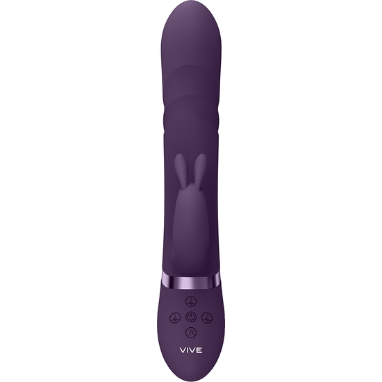 VIVE NARI - VIBRATED G-SPOT BUNNY WITH ROTATION - PURPLE