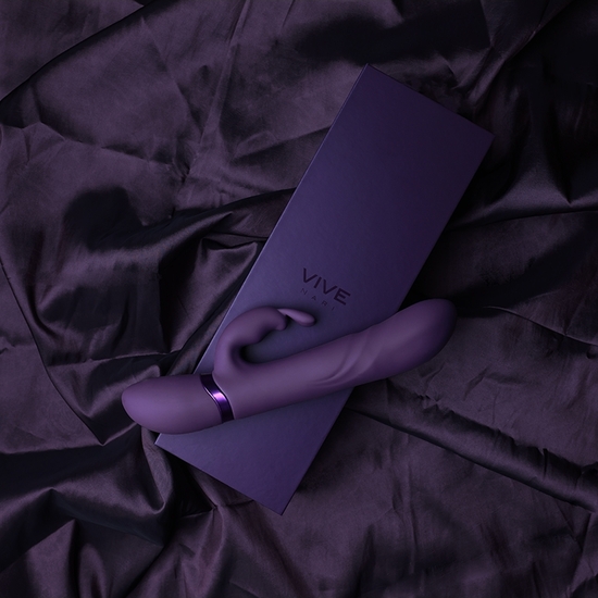 VIVE NARI - VIBRATED G-SPOT BUNNY WITH ROTATION - PURPLE