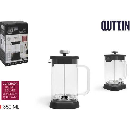 JARRA CAFETE BOROSS 350ML SQUARE QUTTIN QUTTIN